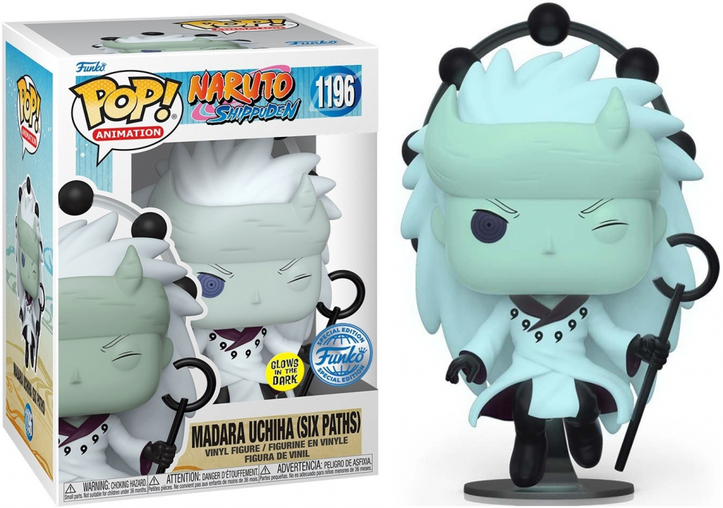 Funko Pop! 1196 Animation Naruto Shippuden Madara Uchiha Six Paths GITD Special Edition