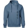 Hory bicykel úsmev - Oversized mikina dámská Moon - kratšia + širšia - XS ( Denim )