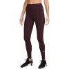Dámske legíny Nike One High-Waisted Full-Length - burgundy crush/white - Červený (M)