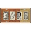 Ceduľa značka Hope 30,5cm x 15,5cm Plechová tabuľa