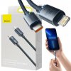 Baseus CAJY000201 Crystal Shine Series Dátový USB-C - Lightning 20W, 1,2m