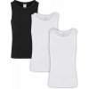 Build Your Brand Set 3 ks: Pánske bavlnené tielko - Biela / čierna | XL