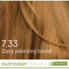 Farba na vlasy Nutricolor Delicato RAPID Zlatý pšeničný blond 7.33 140ml - Biokap