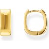 Thomas Sabo CR743-413-39 Bold - Gold-plated Square Hoop Earrings 13,4 mm