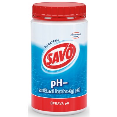 Savo pH- Zníženie hodnoty pH v bazéne 1,2 kg