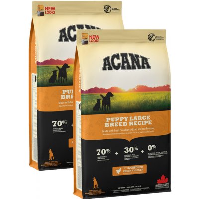 Acana Heritage Puppy Large breed 2 x 11,4 kg