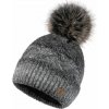 Fashionweek Moderni Vlnená zimná čiapka s bambulíflísová podšívka WOOLK PEGGY Farba: grafit, Veľkosť: Universal