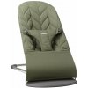 BABYBJÖRN Lehátko Bliss Dark Green Woven Petal, tmavá šedá konštrukcia