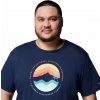 Columbia Path Lake Graphic Tee 2 Pánske Tričko Farba: Collegiate Navy Circular Linescape, Veľkosť: 1XL 1934816468
