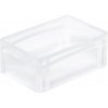 Surplus Systems Eurobox s plnou stenou, transparentný, 5,1 l, 300 x 200 x 120 mm