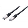 C-Tech CB-PP5F-1BK patch, Cat5e, FTP, 1m, černý