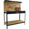 ProfiGaráž Chomik Pracovný stôl ponk do dielne 120x60x150cm GWI3601