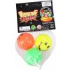Hop guľa úsmev 3 ks 3 cm - mix variantov či farieb