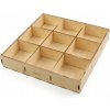 Ulanik Drevená tácka s 9 priehradkami