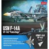 Academy Grumman F-14 A Tomcat US NAVY VF-143 Pukin Dogs Model Kit 12563 1:72 (101/12563)