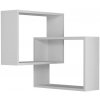 Livetastic NÁSTENNÁ POLICA, biela, 60/68/20 cm - Regály - 000074004302