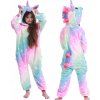 DETSKÉ ONESIE PYŽAMO KIGURUMI KOSTÝM Darček na Vianoce JEDNOROŽEC 105-115