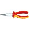 Knipex pologuľaté izolované chróm. kliešte s ostrím 160 mm 2506160