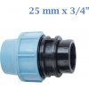 Donsen PE Prechod s vnútorným závitom 25 mm x 3/4 "- Polyetylen 47072534