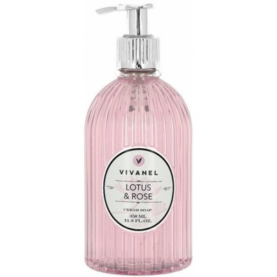 Vivian Gray Vivanel Lotus Rose luxusné tekuté mydlo s dávkovačom 350 ml