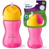 Avent hrnček so slamkou ružový 300ml