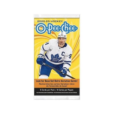 Upper Deck 2022-2023 NHL Upper Deck O-Pee-Chee Gravity Feed balíček