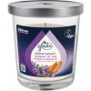 Glade Aromatherapy Moment Of Zen s vůní levandule a santalového dřeva vonná svíčka ve skle 170 g