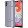 Techsuit - Shockproof Clear Silicone obal pre Samsung Galaxy A04e / M04 - dymovo čierny