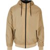 Build your Brand Bunda větrovka BY 016 COT560016ahe05-union beige 2XL Béžová/černá