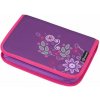 Bagmaster Dievčenské školský jednochlopňový peračník CASE MERCURY 9 A VIOLET/PINK