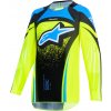 dres TECHSTAR NOMUR YOUTH, ALPINESTARS, detské (tmavo modrá/žltá fluo/modrá) 2026 Veľkosť: M