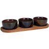 Homestyling Servírovacie misky s podnosom sada 4 ks KO-278000740