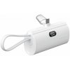 Powerbank FORCELL F-Energy Power Plug F5K3 5000 mAh USB-C PD20W biela