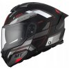 MOTOCYKLOVÁ ČEĽUSŤOVÁ PRILBA MT HELMETS ATOM 2 SV BAST D5 ČIERNA BIELA MATNÁ