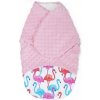 Baby Nellys Zavinovačka Plameniak ružová