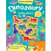 Dinosaury Kniha aktivít: Plstené samolepky