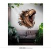 Guirca Dekorácia na stenu Dinosaurus T-Rex 70x80cm