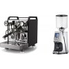 Rocket Espresso Mozzafiato FAST V, black + Eureka Atom Specialty 75, chrome
