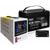 Záložný zdroj UPS VOLT SINUS PRO 850E, 12V, 500W + 100Ah agm batéria, stála fáza, čistý sínus Neprerušované napájanie pre vaše obehové čerpadlo a kotol s čistou sínusoidou.