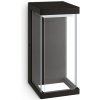 Philips 8720169266759 Outdoor Kyrie vonkajšie nástenné svietidlo LED 12W/1500lm 2700K IP44 čierna
