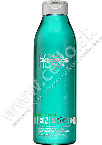 L'Oréal Homme Energic Shampoo 250 ml od 9,99 € - Heureka.sk