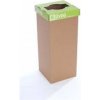 Smetný kôš Recobin Slim na triedenie odpadkov recyklovaný 60l zelený