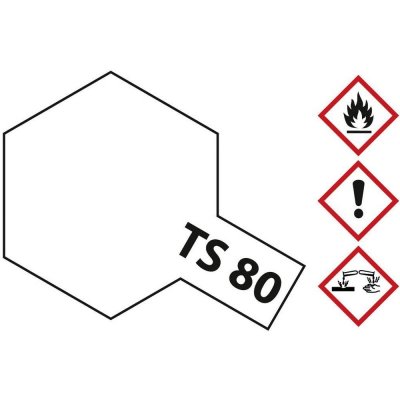 Tamiya akrylová farba matná (jasná) TS-80 nádoba so sprejom 100 ml