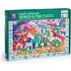 Mudpuppy Puzzle Majestátne dinosaury 64 dielikov -