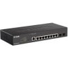 D-Link DGS-2000-10P network switch Managed L2/L3 Gigabit Ethernet (10/100/1000) Power over Ethernet (PoE) 1U Black