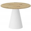 Okrúhly jedálenský stôl PINETO dub / biela viac farieb Dub Artisan