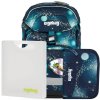 Ergobag Školský batoh pre prváka Prime Galaxy space SET batoh+peračník+dosky