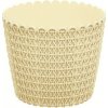 Prosperplast NITLY kvetináč 18,8 cm, žltá DNY190