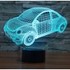 Beling Detská lampa, VW Beetle, 7 farebná QS384