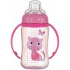 Canpol Babies treningovy hrncek s makkym naustkom 320ml Cute Animals růžová